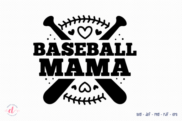 Baseball Mama SVG, Baseball SVG Cut File