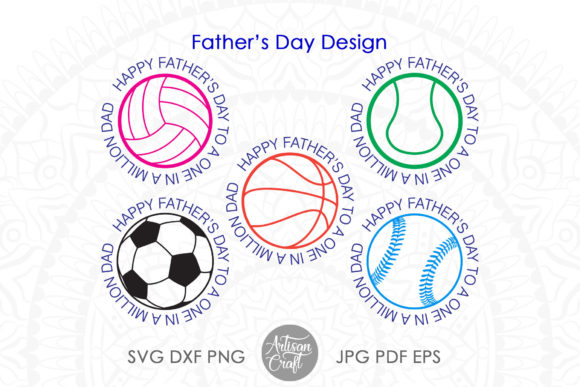 Father s Day SVG, Sports Dad SVG