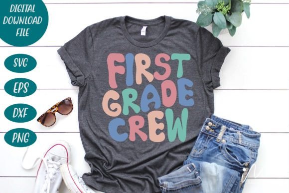 First Grade Crew T Shirt Svg Review