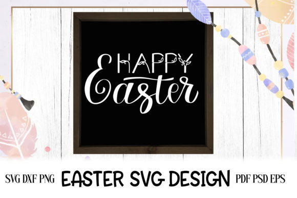 Happy Easter SVG Cut File. Spring Quote