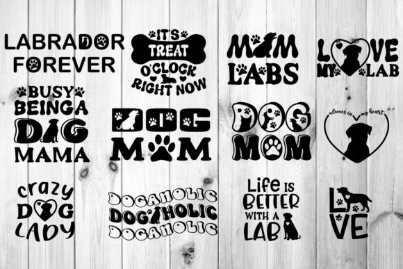 Labrador SVG. Labrador Retriever Bundle