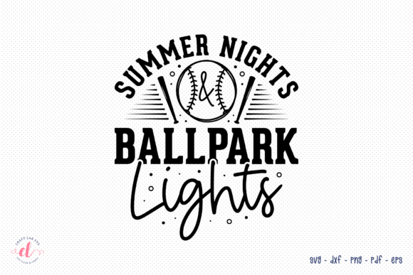 Summer Nights Ballpark Lights SVG Review